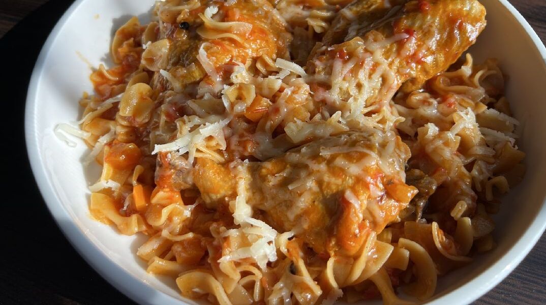 Κοτόπουλο με χυλοπίτες