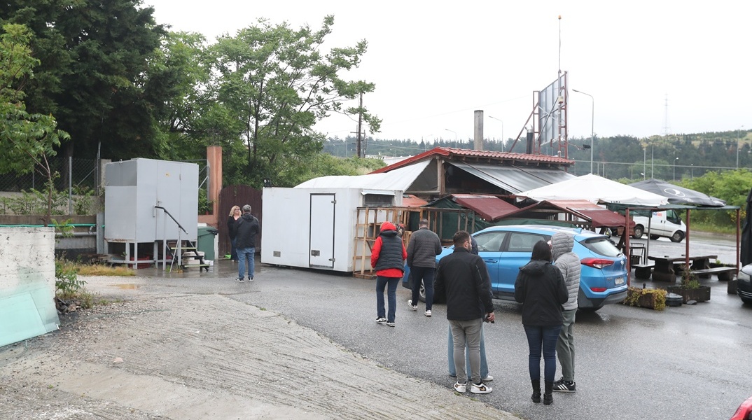 Το σημείο όπου βρέθηκε το νεκρό έμβρυο