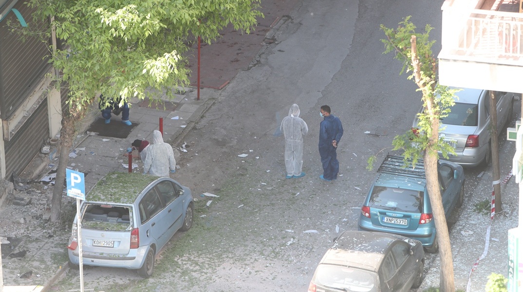 Εικόνα από το σημείο της φονικής έκρηξης στη Θεσσαλονίκη