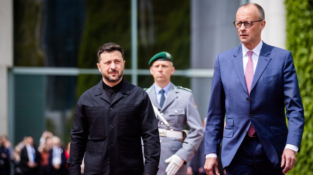 Η Γερμανία θα κατασκευάσει πυραύλους μεγάλου βεληνεκούς με την Ουκρανία και δίνει επιπλέον 5 δισ. ευρώ σε στρατιωτική βοήθεια - Συνάντηση Μερτς - Ζελένσκι