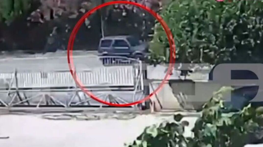 Στιγμιότυπο από βίντεο με το όχημα του πιστολέρο