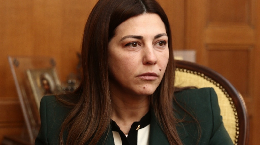 Η υπουργός Παιδείας, Σοφία Ζαχαράκη