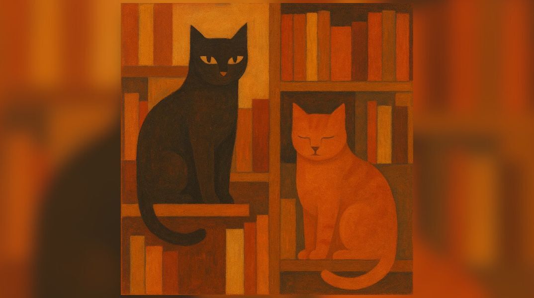 Βιβλιοθήκες και γάτες: Ο τέλειος συνδυασμός