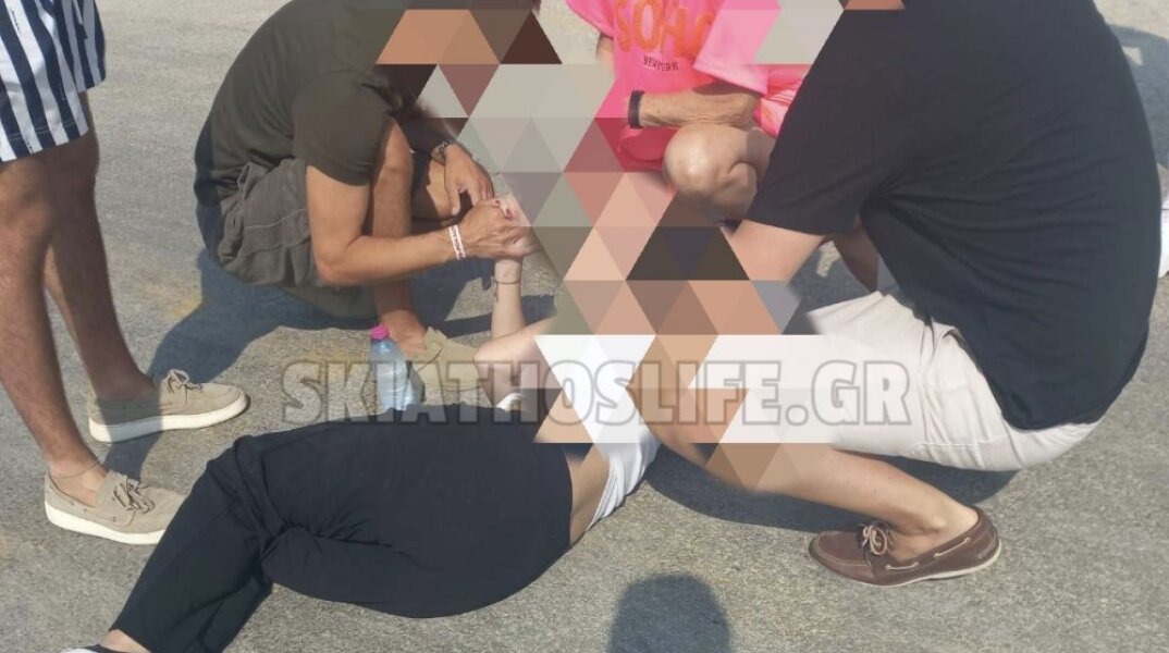 Συναγερμός στη Σκιάθο: Γυναίκα παρασύρθηκε από τα αέρια αεροπλάνου που απογειωνόταν 