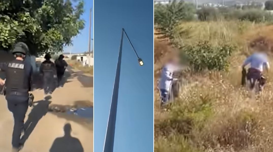Aστυνομική επιχείρηση στην περιοχή της Μάνδρας- Έγιναν 16 συλλήψεις - Έκλεβαν ρεύμα από κολώνα φωτισμού με καλώδιο 150 μέτρων