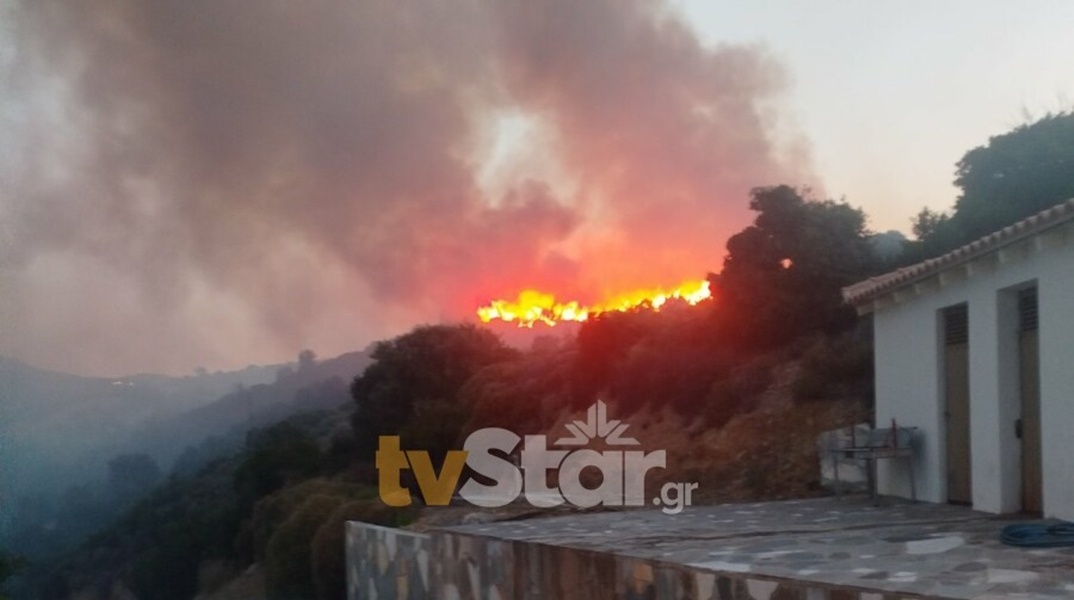 Οριοθετήθηκε η φωτιά στην Εύβοια