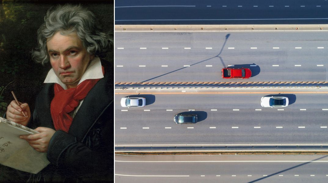 Ηνωμένα Αραβικά Εμιράτα: Η Ενάτη Συμφωνία του Μπετόβεν ακούγεται σε αυτοκινητόδρομο, μέσω αυλακώσεων που δημιουργούν μουσική όσο το όχημα κινείται.