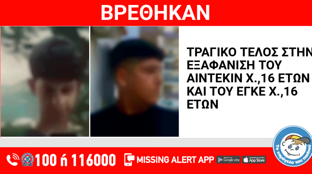 Οι δύο 16χρονοι που πνίγηκαν σε ποταμό στην Ξάνθη