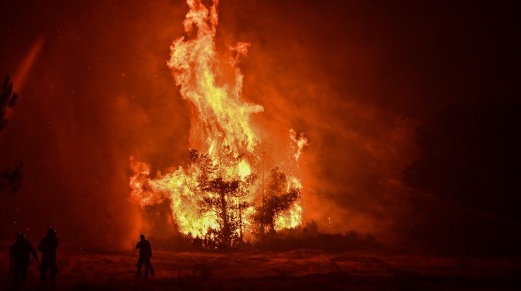 Ανεξέλεγκτη και σε δύο μέτωπα η φωτιά στον Ωρωπό: Συνεχείς αναζωπυρώσεις, πλησιάζουν τα πρώτα σπίτια στο Ασπροχώρι οι φλόγες