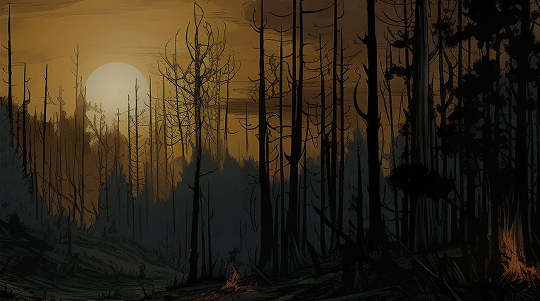 Αρκάς: Το σκίτσο της θλίψης