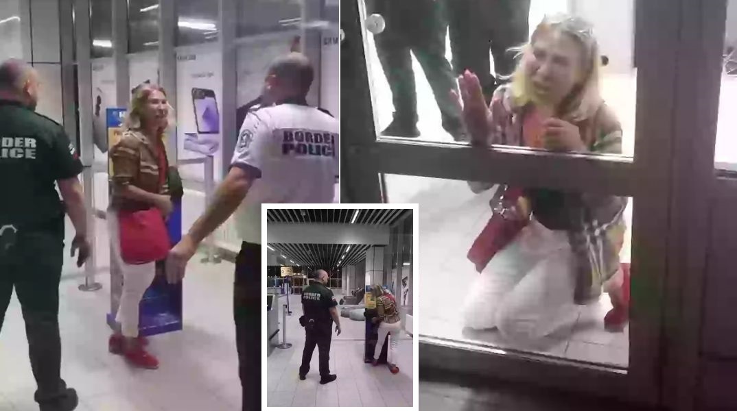 Επιβάτιδα της Ryanair κατέρρευσε κλαίγοντας στην πύλη του αεροδρομίου της Σόφιας, όταν της αρνήθηκαν επιβίβαση λόγω «μεγάλης» αποσκευής