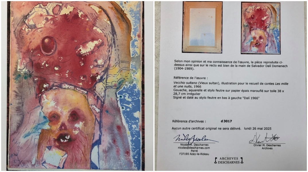 Αγόρασε πίνακα του Νταλί για 150 λίρες και η αξία του φτάνει τις 30.000 - Εντοπίστηκε στην διαδικασία καθαρισμού ενός σπιτιού στο Κέιμπριτζ