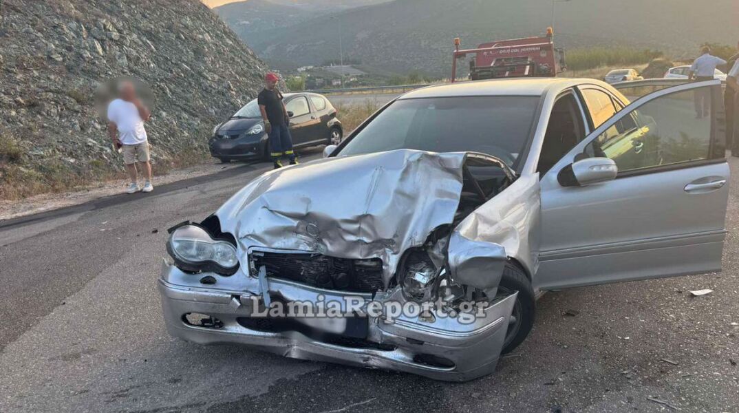 Το αυτοκίνητο του αντιδημάρχου που σκοτώθηκε στο τροχαίο δυστύχημα στη Λαμία