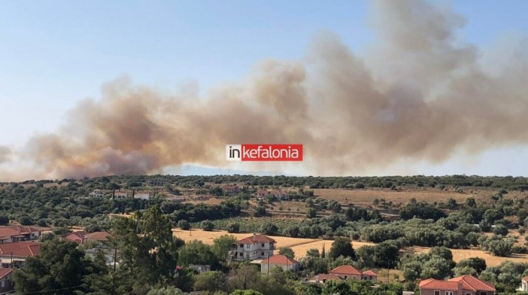 Φωτιά στην Κεφαλονιά