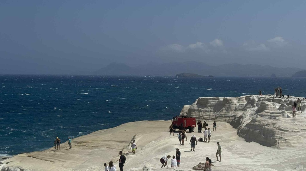 Το σημείο της τραγωδίας στη Μήλο