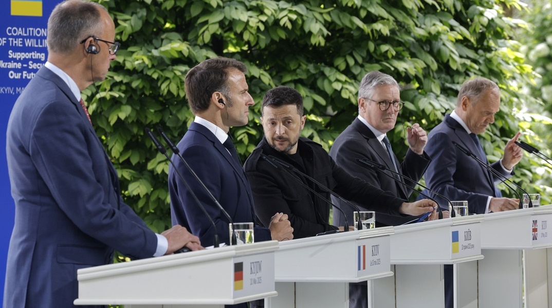 Ευρωπαίοι ηγέτες με τον Βολοντίμιρ Ζελένσκι