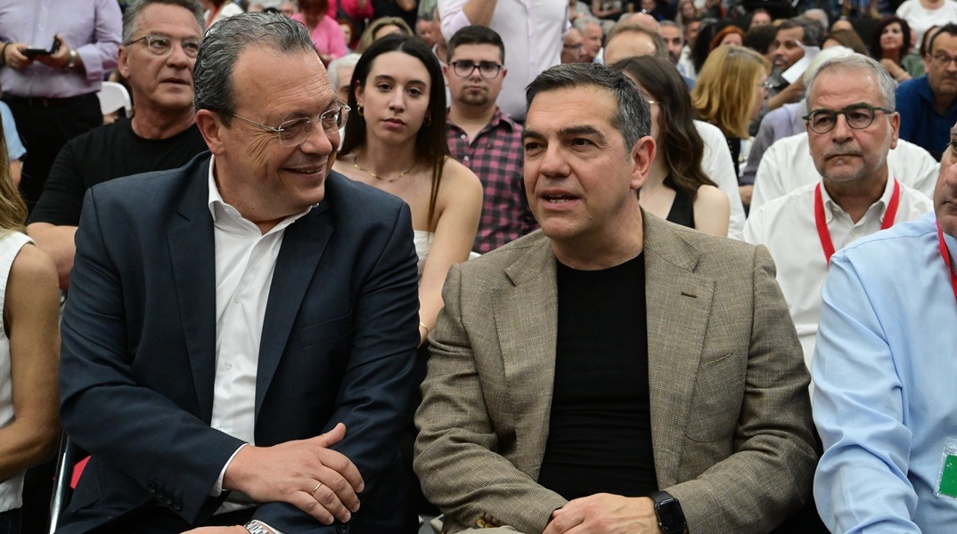 Σωκράτης Φάμελλος και Αλέξης Τσίπρας