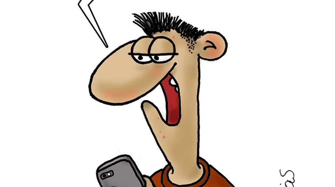 Αρκάς: Το σκίτσο για τους καβγάδες με ... autocorrect 