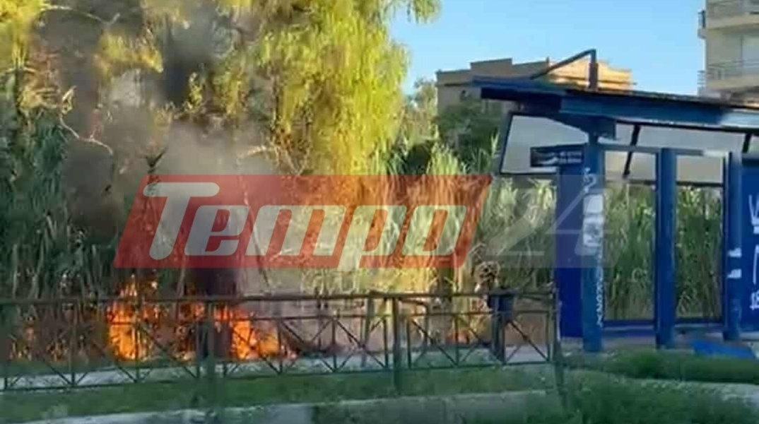 Πάτρα: Προσαγωγή υπόπτου για τη φωτιά στις γραμμές του Προαστιακού