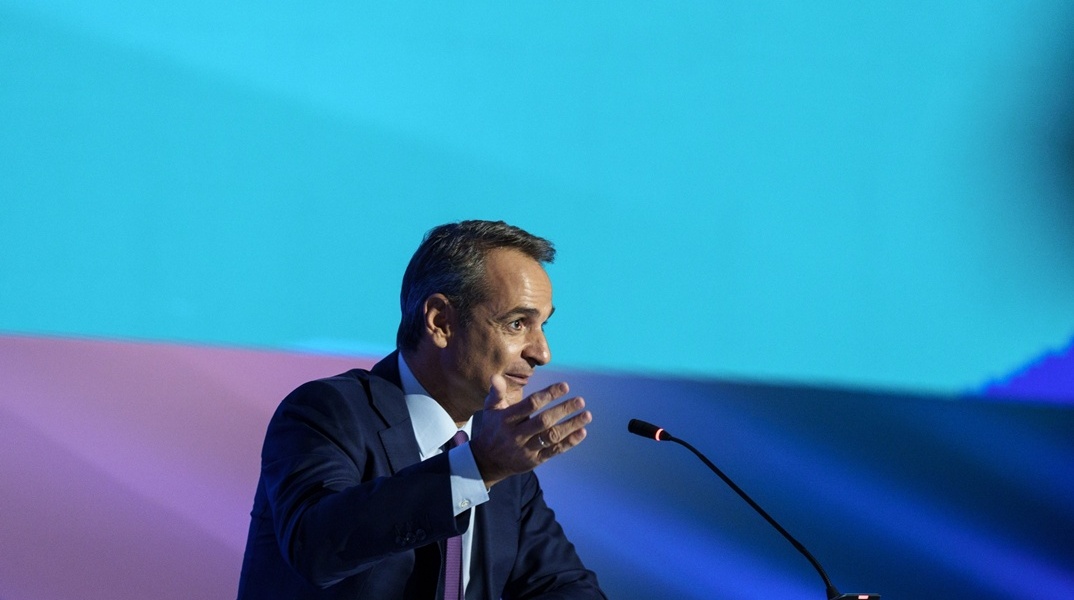 Ο Κυριάκος Μητσοτάκης στη ΔΕΘ