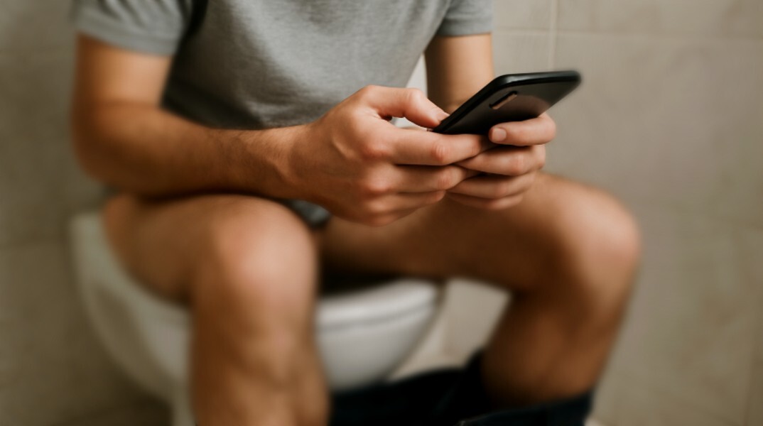 Πώς και γιατί είναι επικίνδυνη η χρήση κινητού στην τουαλέτα