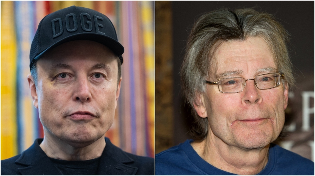 «Πόλεμος» στο X μεταξύ Έλον Μασκ και Στίβεν Κινγκ για την δολοφονία του Τσάρλι Κερκ