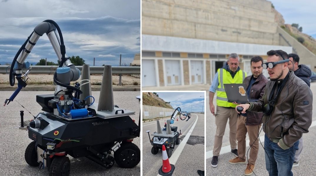 Ρομποτικό σύστημα με τεχνητή νοημοσύνη δοκιμάζεται πιλοτικά στην Ολυμπία Οδό, επιδιορθώνοντας βλάβες και ενισχύοντας την οδική ασφάλεια.