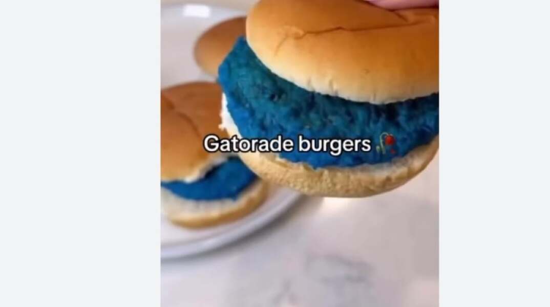 Gatorade Burger: Το επικίνδυνο TikTok challenge που καλό θα ήταν να μείνουμε όλοι μακριά
