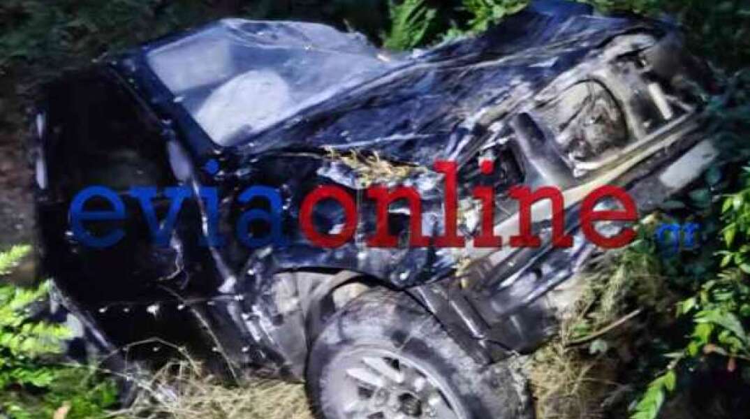 Εύβοια: Νεκρός ο ένας από τους επιβάτες του αυτοκινήτου που έπεσε σε γκρεμό βάθους 150 μέτρων