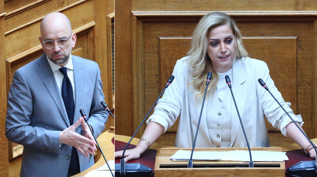 Ο Κώστας Μπάρκας κατήγγειλε ότι η Ραλλία Χρηστίδου τον απείλησε με ξυλοδαρμό στη Βουλή - «Αν ξαναγελάσεις θα σου σπάσω τα μούτρα», φέρεται να είπε.