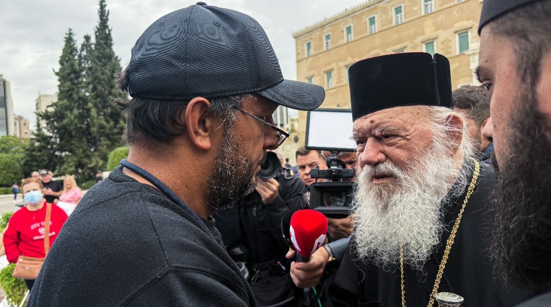 Ο Αρχιεπίσκοπος Ιερώνυμος επισκέφθηκε τον Πάνο Ρούτσι: Όπου υπάρχει πόνος πρέπει να είμαστε κοντά