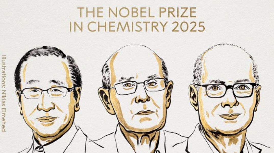 Στους Richard Robson, Omar Yaghi, και Susumu Kitagawa το Νόμπελ Χημείας