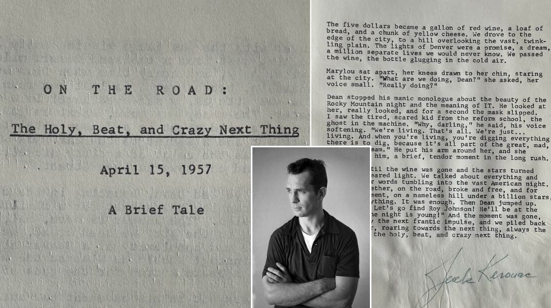 Ένα αδημοσίευτο διήγημα του Τζακ Κέρουακ, που θεωρείται χαμένο κεφάλαιο του μυθιστορήματος Στο Δρόμο, βρέθηκε σε αρχεία του δολοφονημένου μαφιόζου Πολ Καστελάνο