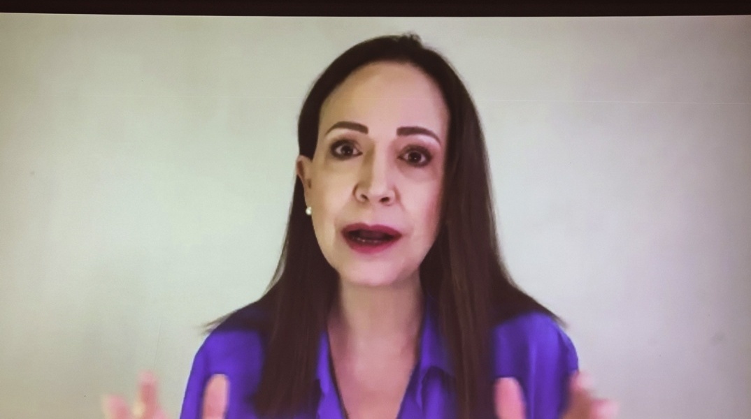 Μαρία Κορίνα Ματσάδο: Είναι μια τεράστια αναγνώριση - Η πρώτη δήλωση για το Νόμπελ Ειρήνης