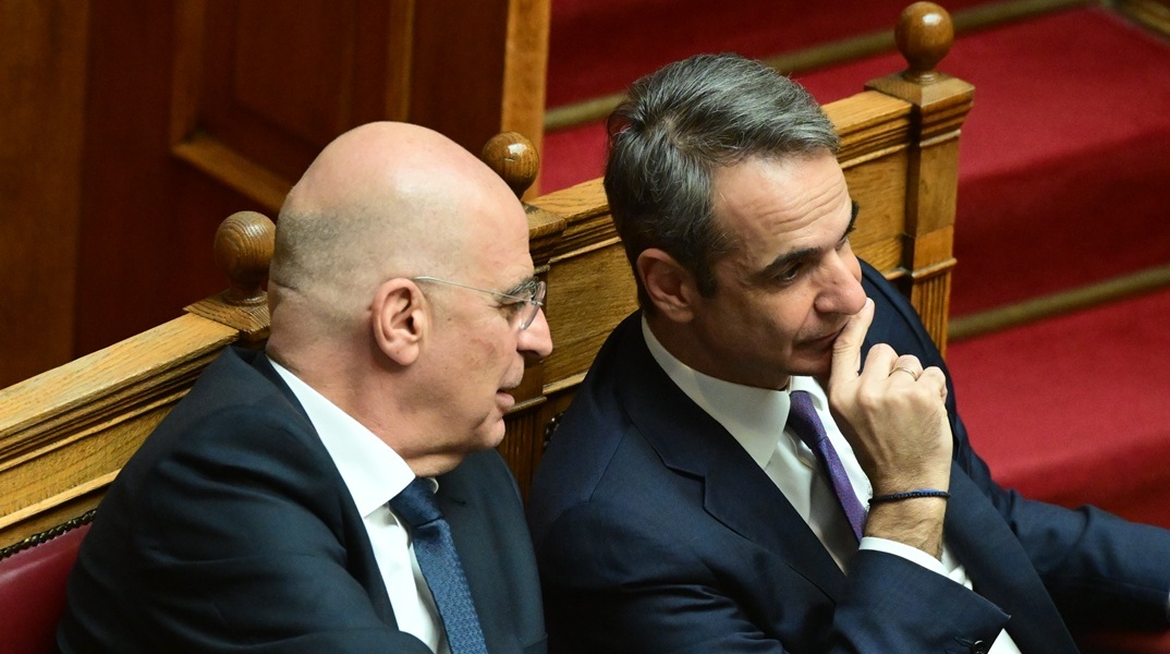 Κυριάκος Μητσοτάκης και Νίκος Δένδιας