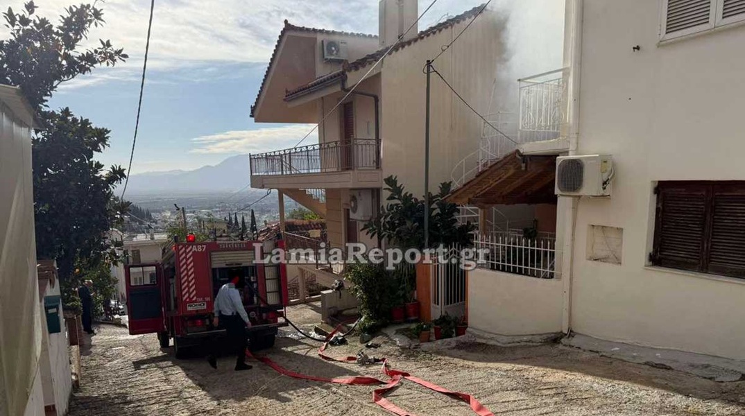 Το σπίτι όπου διέμενε ο 53χρονος στη Λαμία