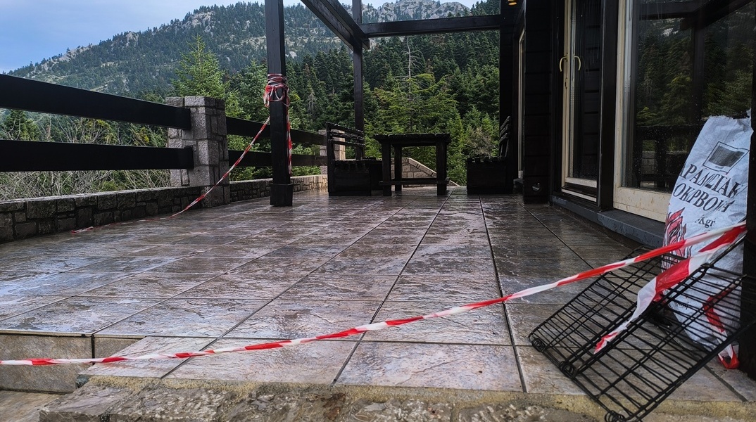 Το σημείο της δολοφονίας του Γιάννη Λάλα στην Αράχωβα