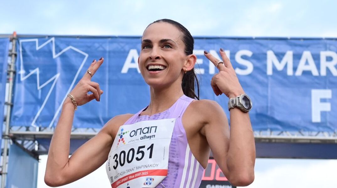 42ος Αυθεντικός Μαραθώνιος Αθήνας: Πανελλήνιο ρεκόρ από Μαρινάκου στα 10χλμ.