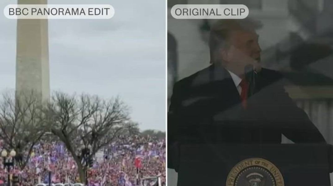 Πώς το BBC «έκοψε και έραψε» την ομιλία του Τραμπ - Bίντεο με το παραποιημένο απόσπασμα