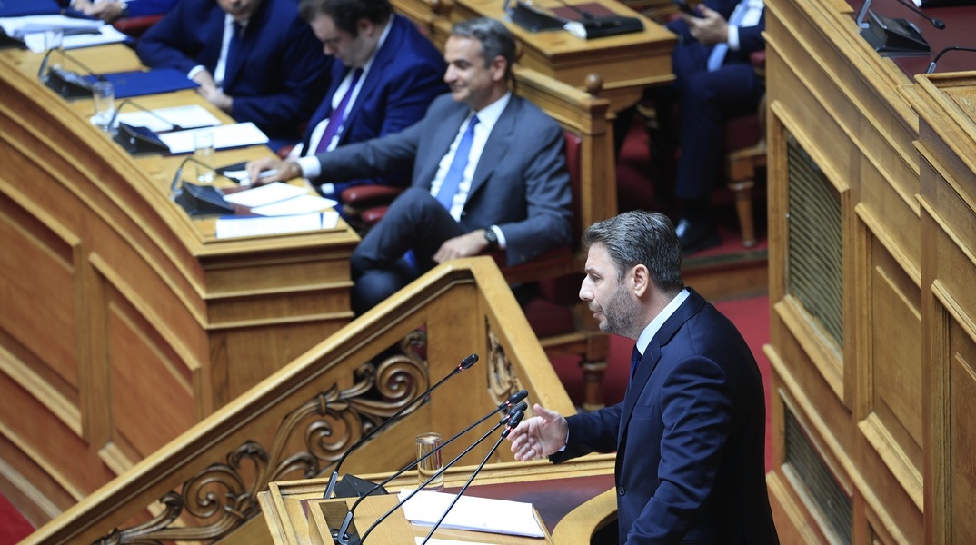 Νίκος Ανδρουλάκης και Κυριάκος Μητσοτάκης