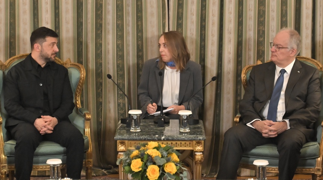 Κωνσταντίνος Τασούλας και Βολοντίμιρ Ζελένσκι