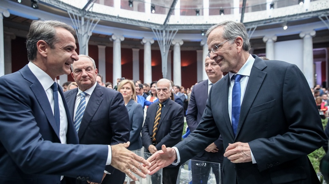 Κυριάκος Μητσοτάκης και Αντώνης Σαμαράς