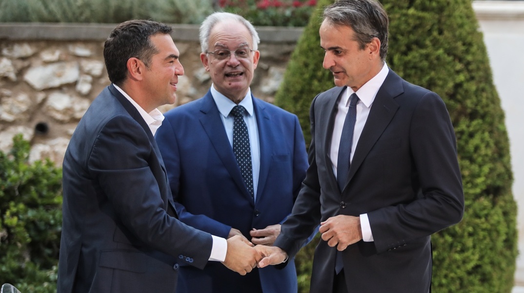 Κυριάκος Μητσοτάκης και Αλέξης Τσίπρας