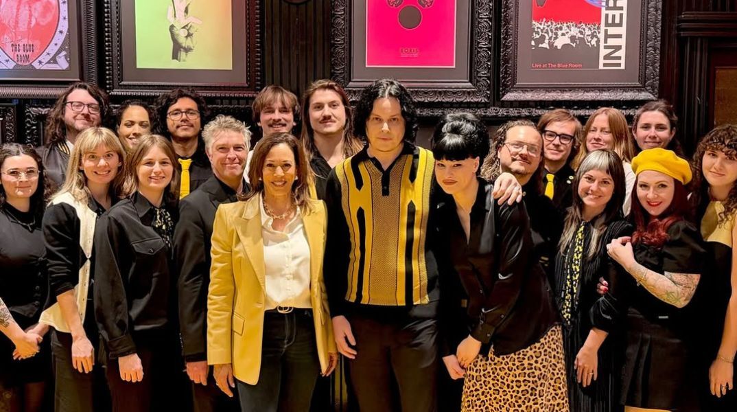 Η Κάμαλα Χάρις έκανε αιφνιδιαστική επίσκεψη στη δισκογραφική Third Man Records του Τζακ Γουάιτ στο Νάσβιλ, συναντώντας τοπικούς καλλιτέχνες.