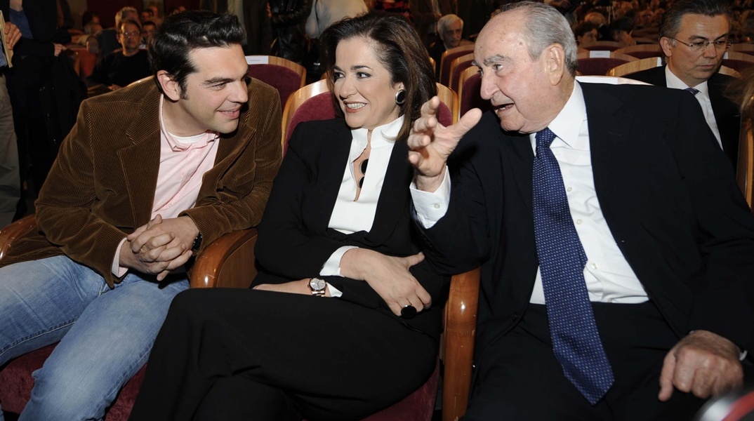 Αλέξης Τσίπρας, Ντόρα Μπακογιάννη και Κωνσταντίνος Μητσοτάκης