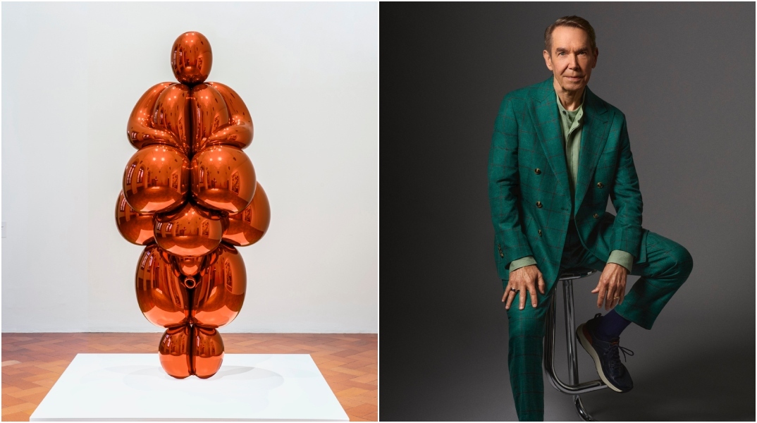 Ο Tζεφ Κουνς και η Αφροδίτη του στο μουσείο Κυκλαδικής Τέχνης