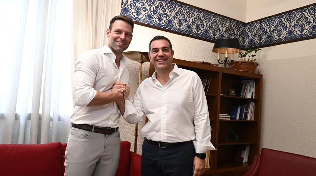 Στέφανος Κασσελάκης και Αλέξης Τσίπρας