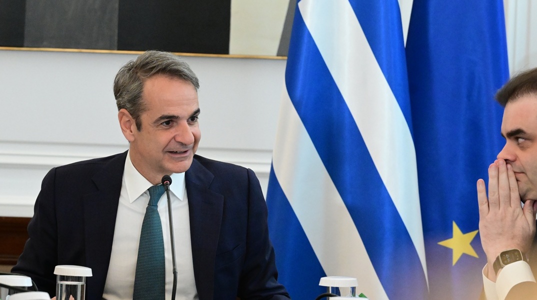 Ο Κυριάκος Μητσοτάκης στο Υπουργικό Συμβούλιο