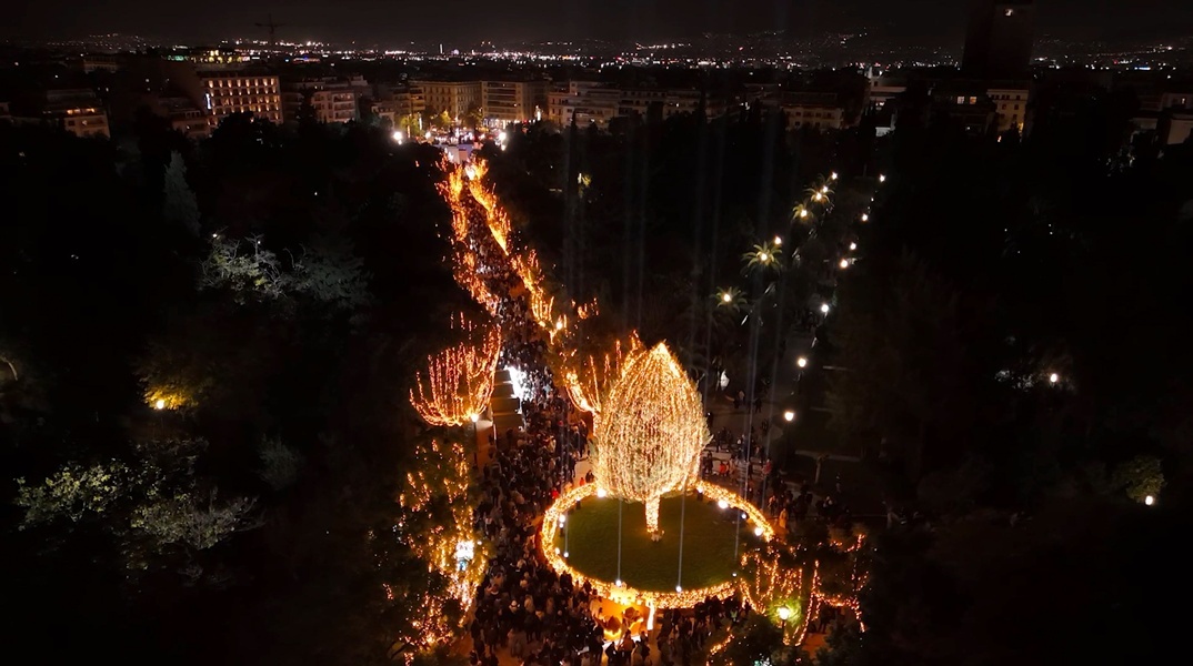 Χριστουγεννιάτικο χωριό στο Πεδίον του Άρεως