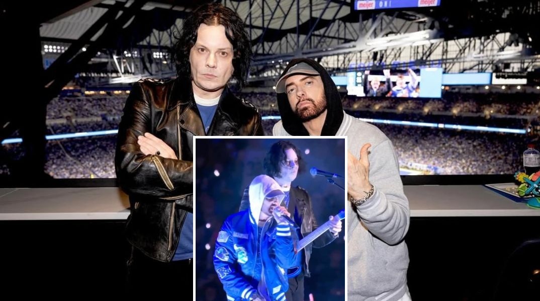 Ο Τζακ Γουάιτ προσκάλεσε τον Έμινεμ στη σκηνή κατά τη διάρκεια του σόου ημιχρόνου του NFL Thanksgiving στο Ντιτρόιτ - Οι δύο καλλιτέχνες κατάγονται από την πόλη